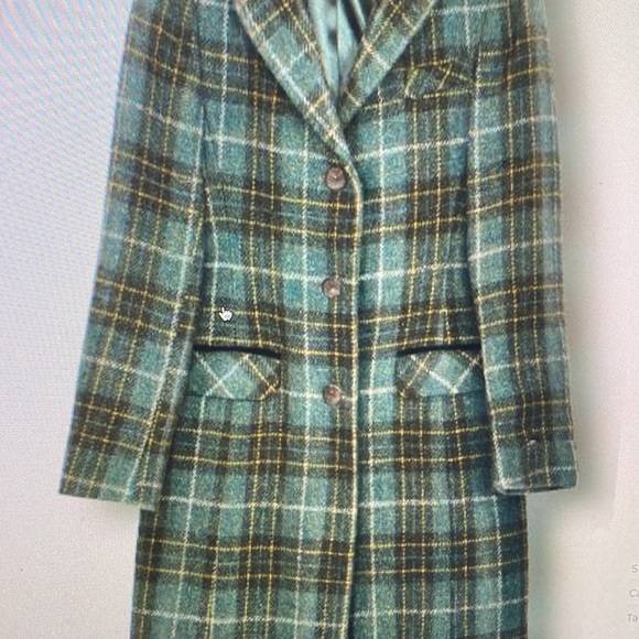BANANA REPUBLIC Harris Tweed Tailored Coat Pure Wool - Picture 2 of 14